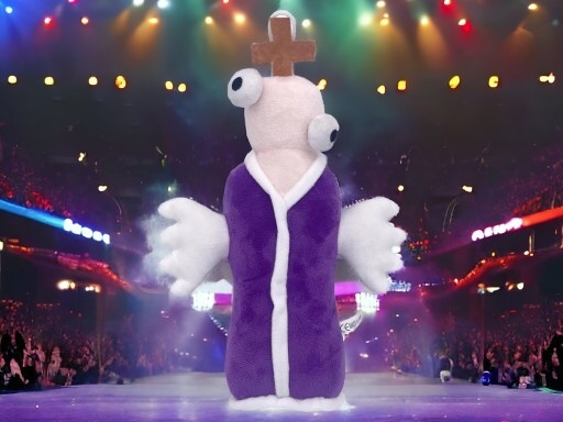 Kinger Bábkový digitálny cirkus Úžasný digitálny cirkus MASKOT MEDVEĎ