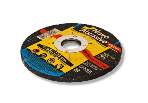 Kovový kotúč NovoAbrasive, na brúsenie, brúsny kotúč 115x6mm