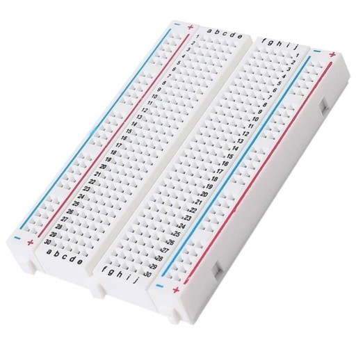 400-pólová biela doska na krájanie pre Arduino