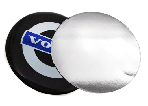 Silikónový emblémový odznak 55 mm pre Volvo 5,5 cm pre kryty nábojov