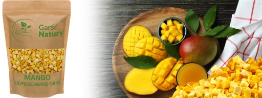MRAZOM SUŠENÉ MANGO GRIT 50 g Sušené ovocie BEZ CUKRU Sladké 0,05 kg