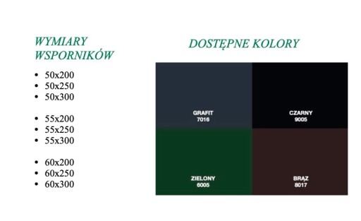 CEO SUPPORT FOUNDATION CONNECTOR 50x300 ČIERNY držiak na plot