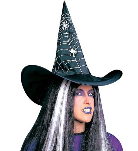 ČIAPOK ČARODNÍCKY BABA YAGA S PAVÚČINOU