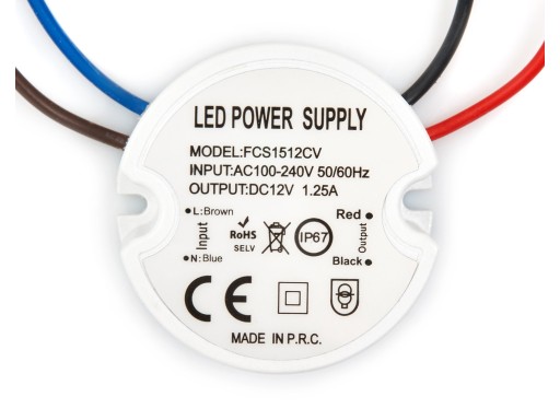 NAPÁJANIE 12V 1,25A 15W IP67