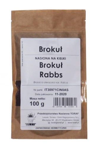 Brokolica Rabbs semienka na klíčky 100g Toraf