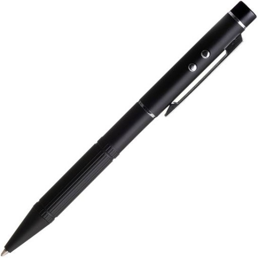 Čierne pero STELLAR PB3579 s laserom a baterkou