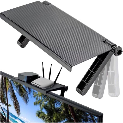 MONTOVANÝ POLIČNÝ DRŽIAK PRE TV MONITOR, TV set-top box, DVB-T, UNIVERZÁLNY