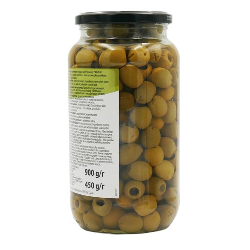 ZELENÉ OLIVY kôstkované šaláty 935ml