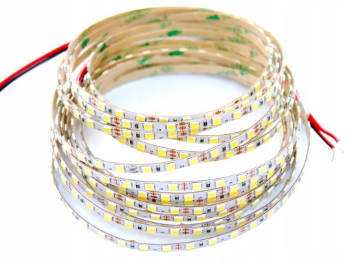120 LED pásik, úzky, tenký, SLIM, 4mm, 1m, STUDENÝ