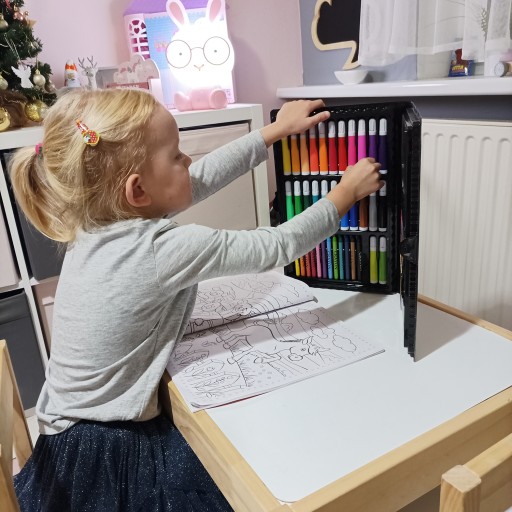Umelecká súprava na maľovanie 86 ks
