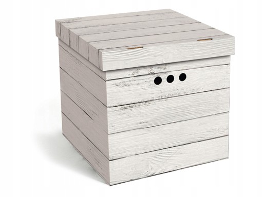 ozdobný box na odevy BOARD GREY MM
