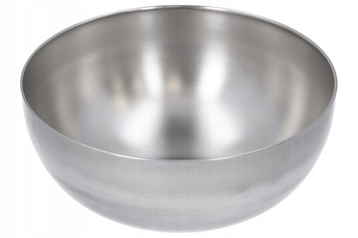 Kuchynská MISKA KOVOVÁ 1,5L oceľová na šaláty, ovocie, chipsy, univerzálna
