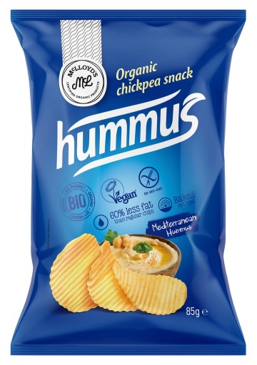 Cícerové lupienky, príchuť Bio Hummus, 85g McLLoyds