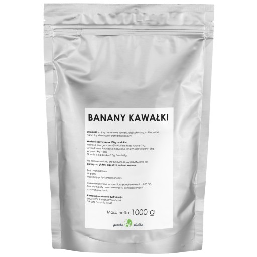 BANÁNY V KUSOCH banánová poleva 1kg