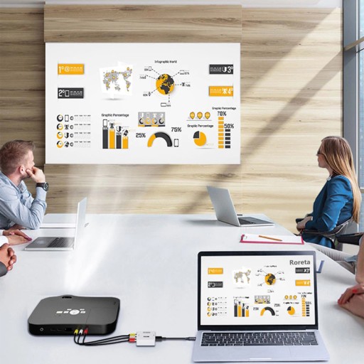 AV ADAPTÉR HDMI TO RCA CINCH CONVERTER 1080P USB
