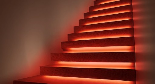 COB 480LED pásik LED 1m 12V Neon Line Červený