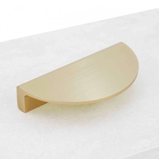 MOON GOLD BRÚSOVANÝ GLAMOUR MODERNÝ NÁBYTOK ÚCHYTKA 64/96 mm - POLkruh