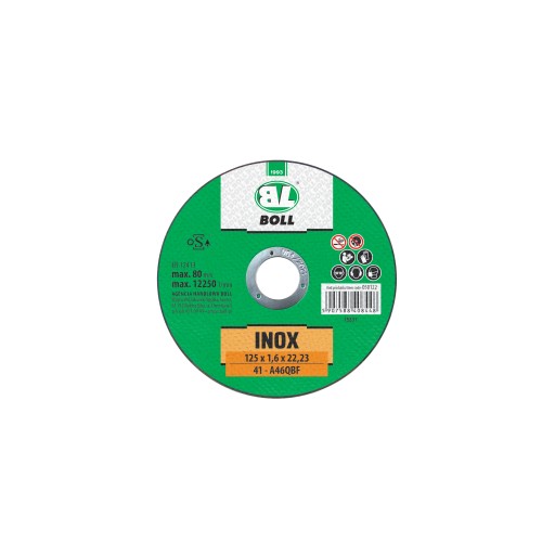 INOX REZNÉ KOTOUČE 41-125MM X 1,6MM 050122 BOLL