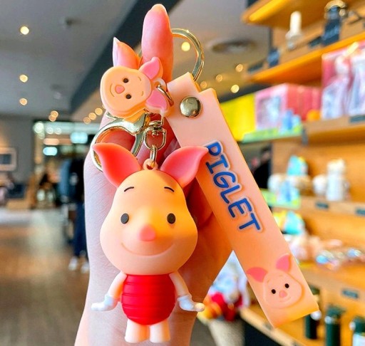Peňaženka Piggy Keychain sladká taštička ružová Prasiatko ružová