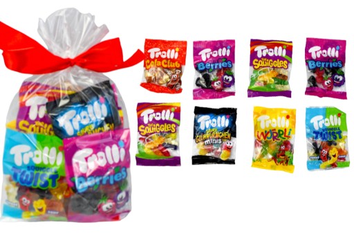 Troll jelly beans Minibalenia MIX Rodinné balenie Sada na Deň detí z Nemecka