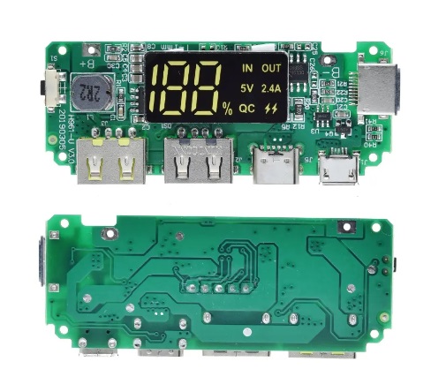 UNIVERZÁLNY modul pre nabíjanie Li-Ion 18650 článkov POWERBANK
