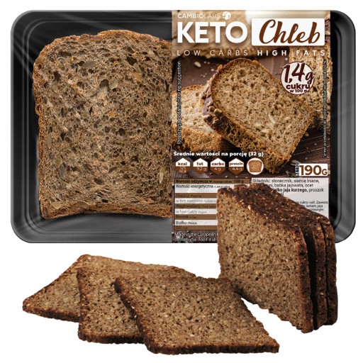 CELOZRNNÝ KETO CHLIEB bez múky a droždia zo zŕn - pre diabetikov