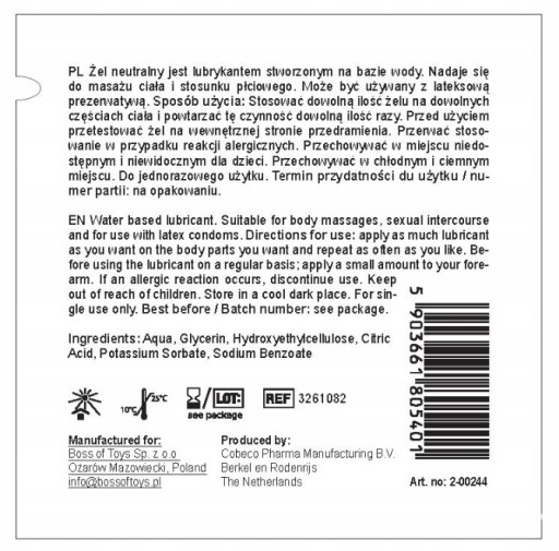 HYDRATAČNÝ GÉL, INTÍMNY LUBRICANT Jednorazový 3 ml
