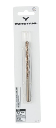 HSS-CO kobaltový vrták do kovu 5,2x86mm - VORSTAHL - 1 ks balenie.