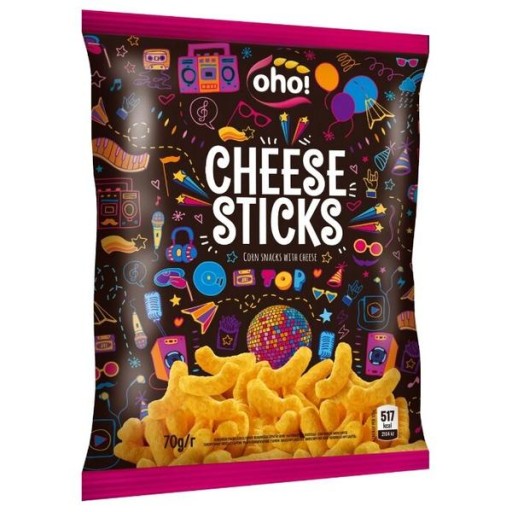 OHO! Syrové tyčinky 200 g BIG chipsy! pre stranu LT