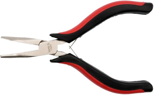 Predĺžené ohýbané mini kliešte 115 mm YATO YT-2084