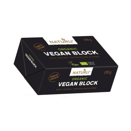 Bio vegánske maslo kocka 200g Naturla
