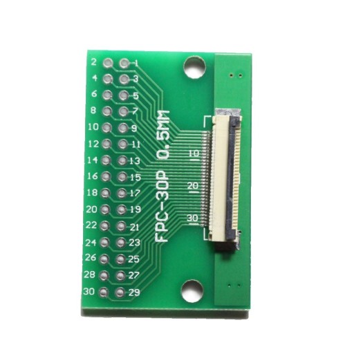 Adaptér konektora FPC/FFC 0,5 mm 30-kolíkový na DIP