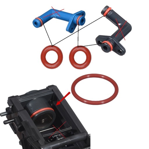 Bosch VeroBar Siemens EQ 5, 6, 7, 8 tesnenia