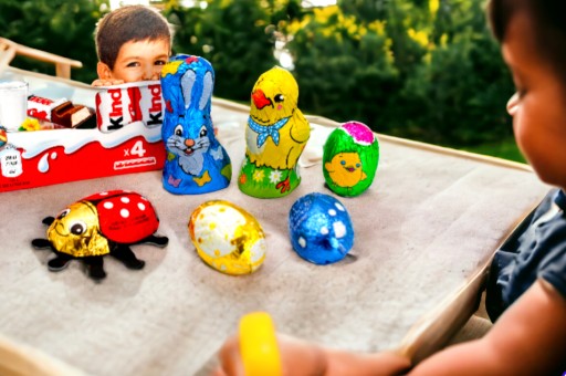 SADA sladkostí Kinder balíček Veľkonočný DOVOLENKA vajíčko darčekový zajačik