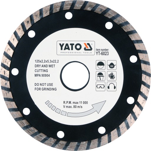 DIAMANTOVÝ DISK TURBO SEGMENT BETÓNOVÁ KOBA 125mm