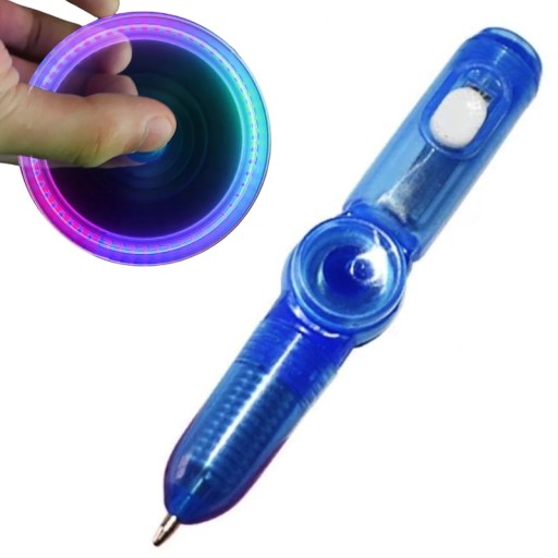 FIDGET SPINNER BALLPOINT ANTISTRESOVÉ 4 PERO TOČENIE PRE TRIKY TRIK