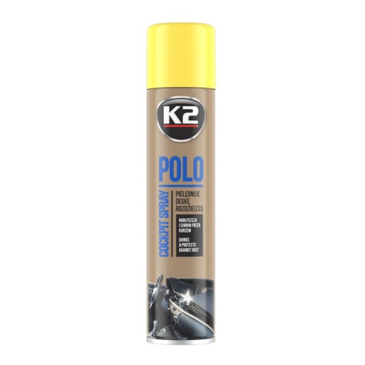 K2 Polo - Lemon prípravok na starostlivosť o prístrojovú dosku 300 ml