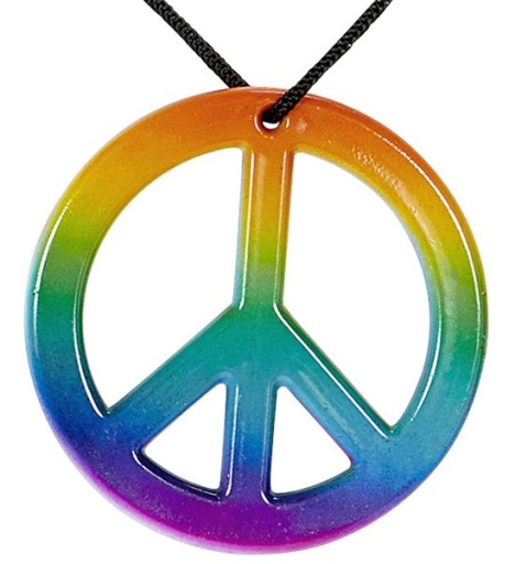 pacifický prívesok, DÚHOVÝ FAREBNÝ HIPPIE, 70. roky 20. storočia