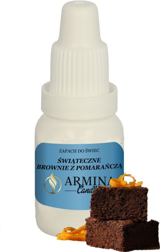 SVIEČKOVÁ PARAFÍNOVÝ VOSK VIANOČNÝ BROWNIE S POMARANČOM 10 ML