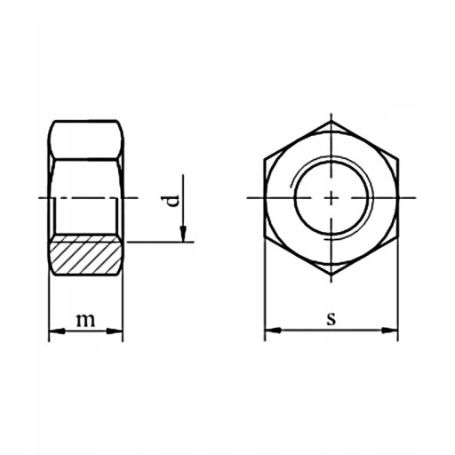 Matica 6-bodová M10-8, B DIN 934