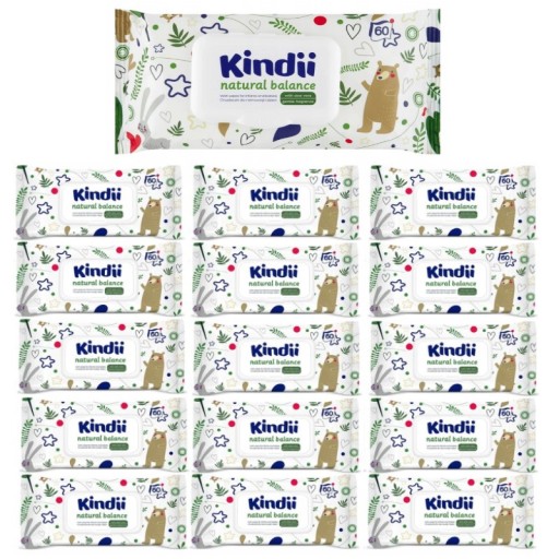 Detské obrúsky Cleanic kindii natural balance