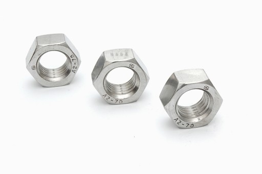 DIN 934 A2 M10 OBYČAJNÁ NEREZOVÁ MATICA Šesťhranná sada INOX (10)