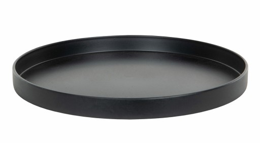 STOJAN čierny RECYKLOVANÝ PLAST pr. 22 cm