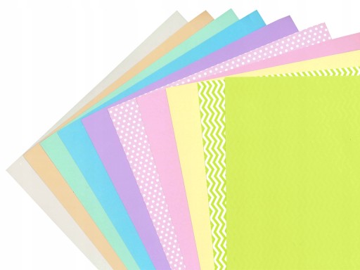 HAPPY FAREBNÝ VÝREZ Blok farebný A4 PASTEL 10 K