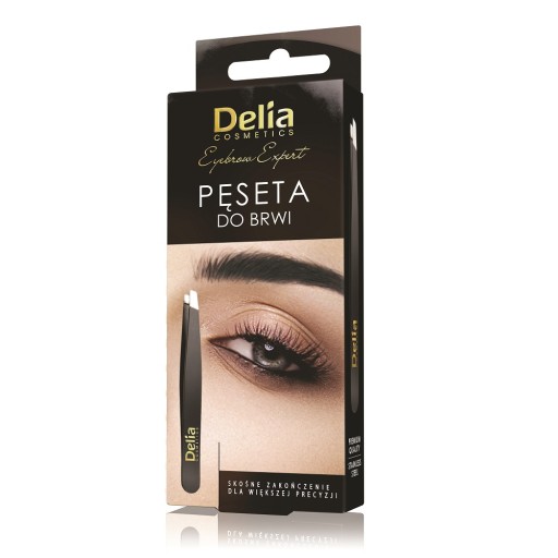 DELIA Pinzeta na obočie Čierna