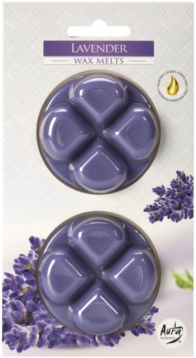 2X Parfumovaný parafínový VOSK pre vôňu FIREPLACE 20G LAVENDER