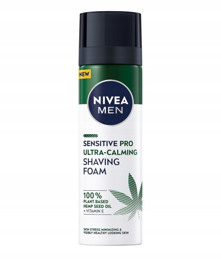 NIVEA MEN SENSITIVE PRO Pena na holenie s konopným olejom 200 ml
