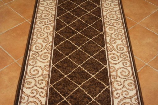 BEŽECKÉ, PROTIŠMYKOVÉ KOBERCE, 100 cm, RÓMSKE HNEDÉ