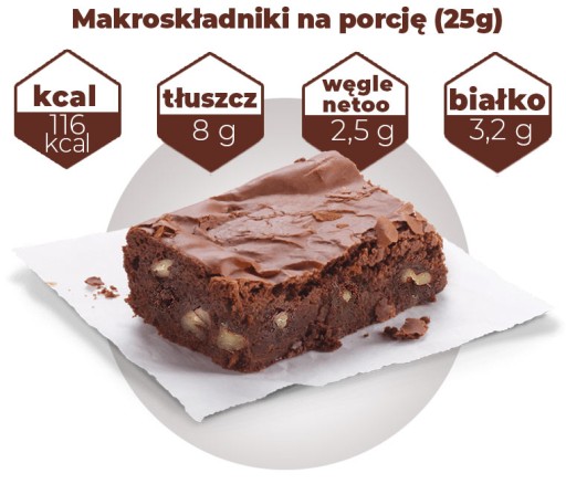 KETO BROWNIE Čokoládový koláčik - bez cukru