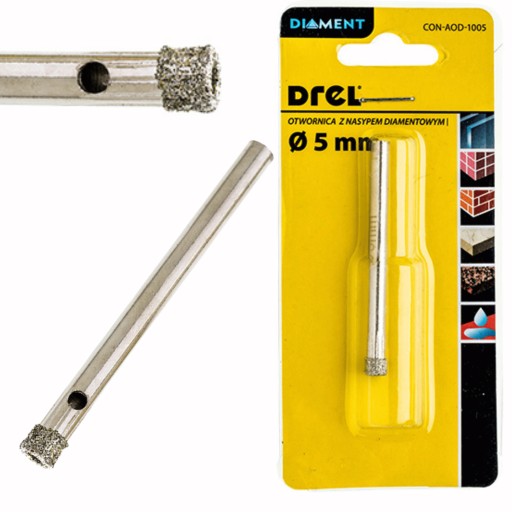 DIAMANTOVÁ OTVOROVÁ PÍLA FRÉZA NA PIRÁČOVÉ OBKLADY 5mm